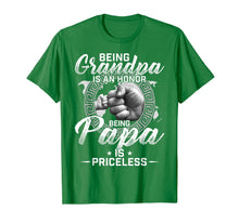 Load image into Gallery viewer, Being A Grandpa Is An Honor Being A Papa Is Priceless Funny T-Shirt-103725
