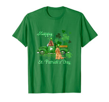Load image into Gallery viewer, Cocker Spaniel Riding Green Truck St Patrick&#39;s Day Gifts T-Shirt-1276226
