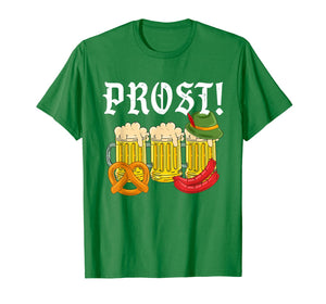 Oktoberfest Funny Beer Mugs Cheers Prost Drinking Festival T-Shirt