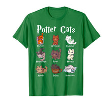 Load image into Gallery viewer, Potter Cats Cute Harry Pawter Kitten Pajama gift for Her T-Shirt-434251
