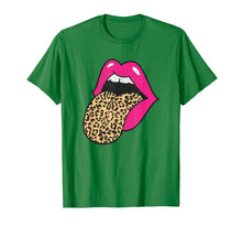 Load image into Gallery viewer, Hot Pink Lips Leopard Tongue Trendy Cheetah Animal Print TShirt393349
