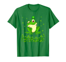 Load image into Gallery viewer, Funny Frog St Patricks Day Shirt Women Irish Frog T-Shirt-922046
