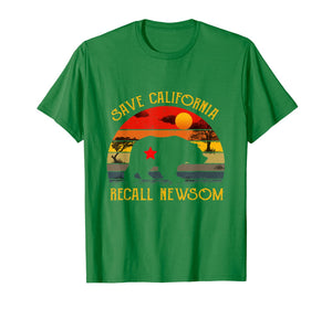 Save California Recall Newsom Conservative Political T-Shirt