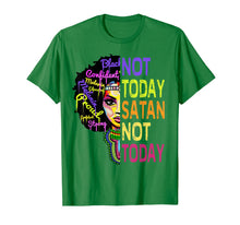 Load image into Gallery viewer, Not Today Satan tShirt African American Christian Faith Gift T-Shirt-411677
