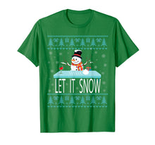 Load image into Gallery viewer, Cocaine Snowman let it snow funny christmas ugly sweater T-Shirt-1764388
