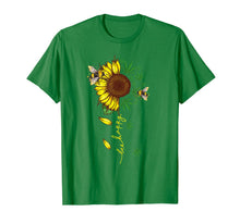Load image into Gallery viewer, Bee Happy Canabis Sunflower Weed Gift TShirt745379
