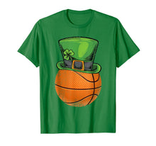 Load image into Gallery viewer, Basketball Leprechaun Shamrock St Patricks Day Men Boys Kids TShirt300255

