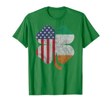 Load image into Gallery viewer, Irish-American Flag Shamrock Flag St Patrick's Day Gift T-Shirt-231693
