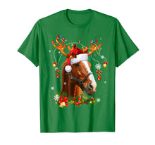 Load image into Gallery viewer, Funny shirts V-neck Tank top Hoodie sweatshirt usa uk au ca gifts for Horse Christmas Reindeer Lights Funny Horse Xmas Gift T-Shirt 262327
