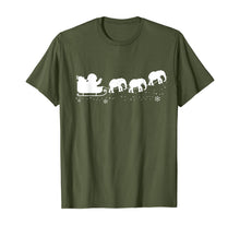 Load image into Gallery viewer, Funny shirts V-neck Tank top Hoodie sweatshirt usa uk au ca gifts for Santa Sleigh Elephant Funny Christmas Pajama Gift Ideas T-Shirt 1365043

