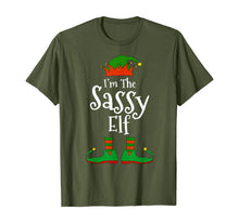 Load image into Gallery viewer, Funny shirts V-neck Tank top Hoodie sweatshirt usa uk au ca gifts for I'm The Sassy Elf Family Matching Funny Christmas Group Gift T-Shirt 109561
