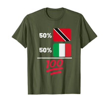 Load image into Gallery viewer, Trinidadian Plus Italian Mix Heritage Flag T-Shirt
