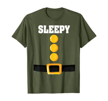 Load image into Gallery viewer, Olive Dwarf Costume Funny Halloween Christmas Gift Sleepy T-Shirt
