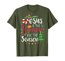 Load image into Gallery viewer, Funny shirts V-neck Tank top Hoodie sweatshirt usa uk au ca gifts for Christian Jesus The Reason Christmas Stocking Stuffer Gift T-Shirt 145561
