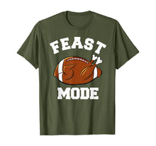 Load image into Gallery viewer, Funny shirts V-neck Tank top Hoodie sweatshirt usa uk au ca gifts for Funny Cute Thanksgiving Turkey Football Feast Mode Boys Mens T-Shirt 145930
