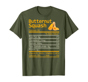 Funny shirts V-neck Tank top Hoodie sweatshirt usa uk au ca gifts for Butternut Squash Nutrition Facts Thanksgiving Christmas T-Shirt 1194390