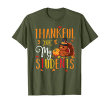 Load image into Gallery viewer, Thankful For My Students Funny Thanksgiving Teacher Costume T-Shirt
