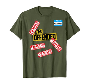 Millennial Candy, Funny I'm Offended Fragile Millenials T-Shirt