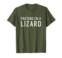 Load image into Gallery viewer, Pretend I'm A Lizard Lazy Halloween Costume Gift T-Shirt
