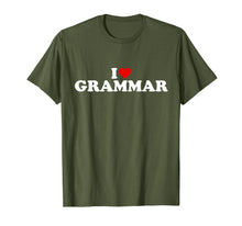 Load image into Gallery viewer, I Love Grammar - Heart T-Shirt-2259798
