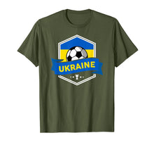 Load image into Gallery viewer, Ukraine Soccer T Shirt Ukrainian Team Ball Flag Gift 2020 T-Shirt-3201705
