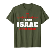 Load image into Gallery viewer, Team Isaac lifetime member shirt surname Isaac name T-Shirt
