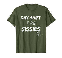 Load image into Gallery viewer, Night Shift Grave Shift Midnight Crew Police Gift  T-Shirt
