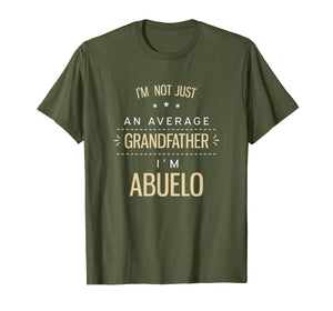 Funny shirts V-neck Tank top Hoodie sweatshirt usa uk au ca gifts for Mens Not An Average Grandfather - Abuelo Grandpa Spanish Gifts T-Shirt 766820