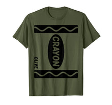 Load image into Gallery viewer, Olive Crayon Box Halloween Costume Couple Group  T-Shirt
