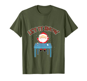 Let It Snow Cocaine Santa Funny Gag Adult Humor Gift Gifts T-Shirt-3195948