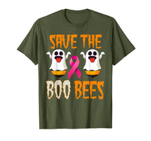 Load image into Gallery viewer, Save the Boo Bees Breast Awareness Pink Ribbon Halloween T-Shirt
