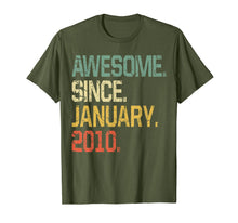 Load image into Gallery viewer, 10 Years Old Shirt Gift- Awesome Since January 2010 T-Shirt-1060238
