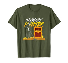 Load image into Gallery viewer, Treasure Hunter Metal Detector Geocacher Geocaching Hunting T-Shirt
