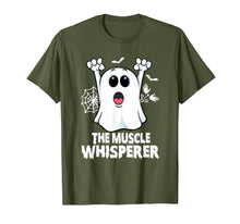 Load image into Gallery viewer, Massage Therapist Muscle Whisperer Ghost Fun Halloween Gift T-Shirt
