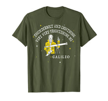 Load image into Gallery viewer, Thunderbolt Lightning Very Frightening Me Galileo T-Shirt
