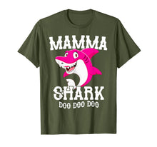 Load image into Gallery viewer, Mamma Shark For Mother Grandma Birthday Halloween Christmas T-Shirt
