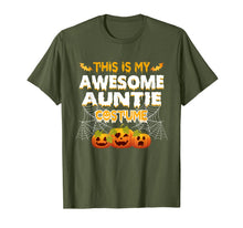Load image into Gallery viewer, This Is My Awesome Auntie Costume Halloween Gift T-Shirt
