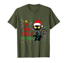 Load image into Gallery viewer, Funny shirts V-neck Tank top Hoodie sweatshirt usa uk au ca gifts for Black Cat Christmas Tree Is This Jolly Enough Cat Light Gift T-Shirt 1161210
