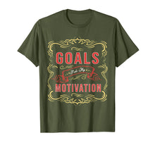 Load image into Gallery viewer, Motivational Quote saying Goals Fuel My Motivation T-Shirt
