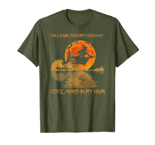 Load image into Gallery viewer, On A Dark Desert Highway Cool Wind In My Hair Dog T-Shirt
