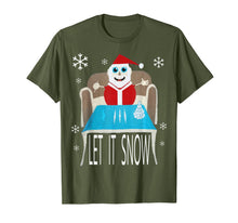 Load image into Gallery viewer, Let It Snow Santa Cocaine Adult Humor Xmas Funny Gag Gifts T-Shirt-1769818
