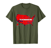 Load image into Gallery viewer, Try to impeach this Trump impeachment American vintage map T-Shirt
