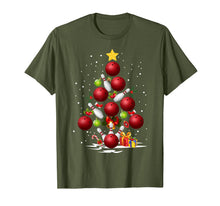 Load image into Gallery viewer, Funny shirts V-neck Tank top Hoodie sweatshirt usa uk au ca gifts for Funny Bowling Christmas Tree Light Bowling Pins &amp; Balls Gift T-Shirt 453340
