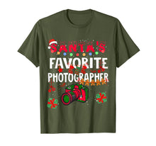 Load image into Gallery viewer, Santa&#39;s Favorite Photographer gift Photographer christmas  T-Shirt
