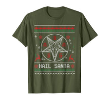 Load image into Gallery viewer, Hail Santa Ugly Christmas Sweater T-Shirt-2196243
