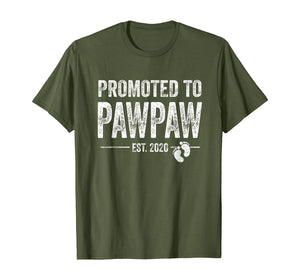 Promoted To Pawpaw 2020 Vintage Announcement Pregnancy TShirt450630