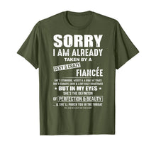Load image into Gallery viewer, sorry i'm already taken by a crazy and sexy fiancee TShirt468572

