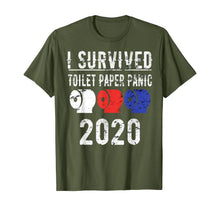Load image into Gallery viewer, I SURVIVED TOILET PAPER PANIC 2020 Shirt Pandemic Flu Gift TShirt481494
