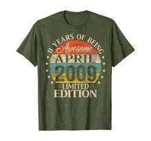 Load image into Gallery viewer, 11 Year Old Gifts April 2009 Limited Edition 11th Birthday TShirt396646
