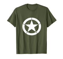 Load image into Gallery viewer, Wwii D-Day Invasion Circle Star T-Shirt
